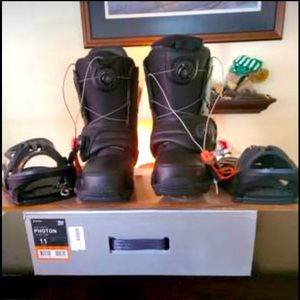 MENS BURTON “STEP-ON” boots & bindings